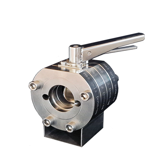 DN50/80 - Scheibenventil handbetätigt - V4A