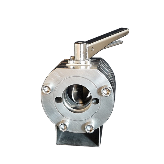 DN80/100 - Scheibenventil handbetätigt - V4A