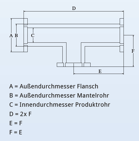 DN50/80 - T-Stück - V4A